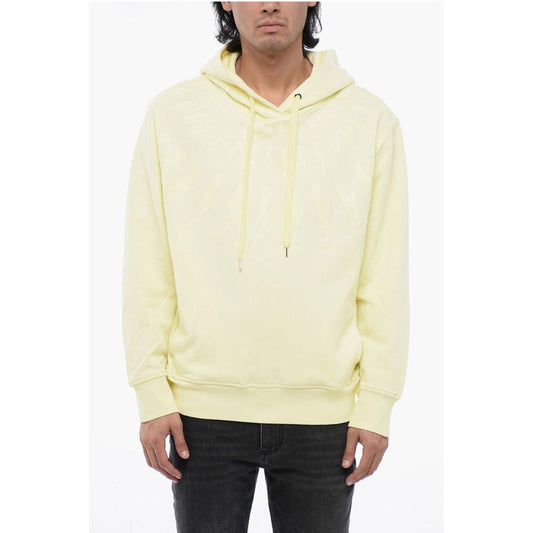 Neil Barrett Brushed Cotton FAIRISLE THUNDERBOLT Hoodie