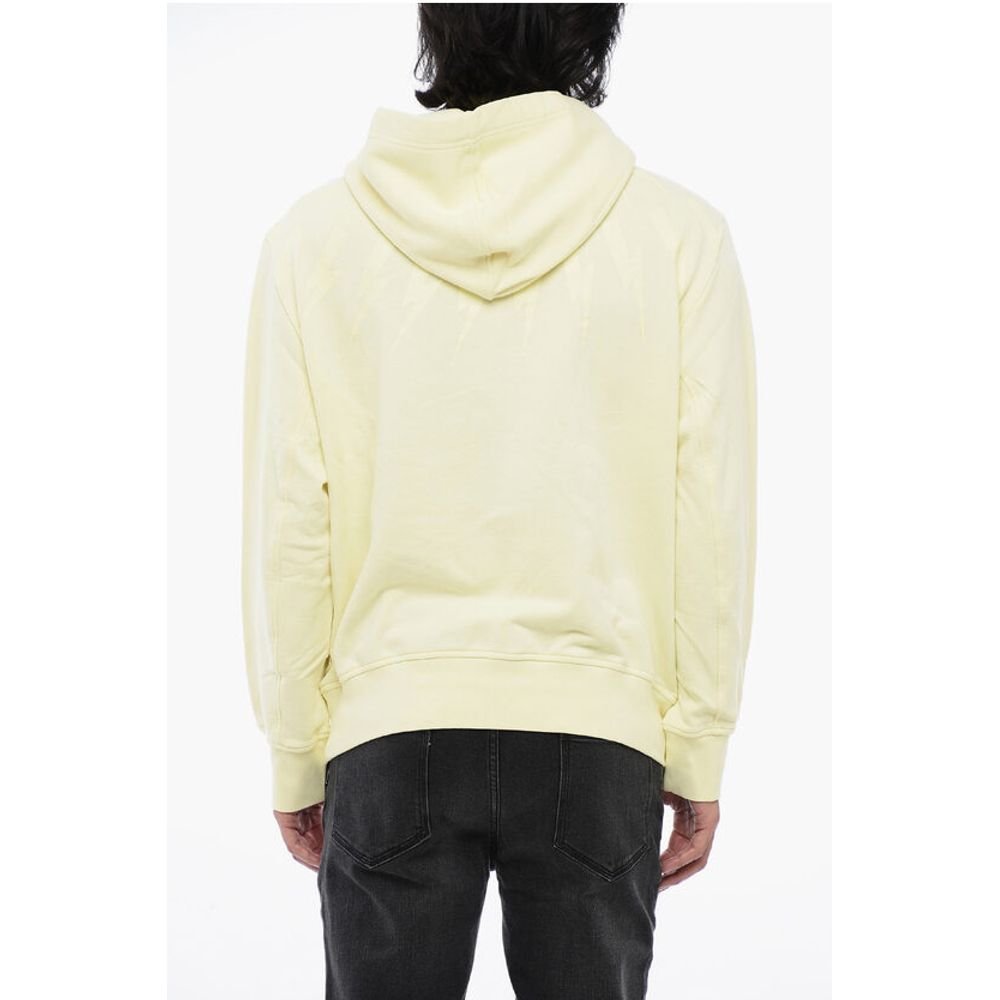 Neil Barrett Brushed Cotton FAIRISLE THUNDERBOLT Hoodie