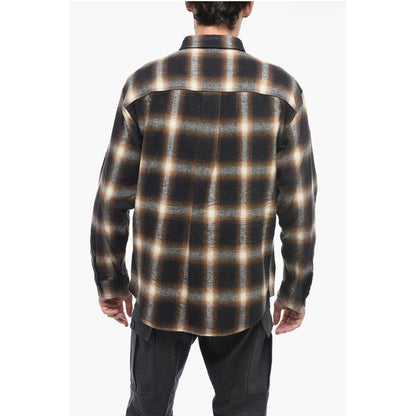 Dsquared² Flannel Shirt with Lettering Print