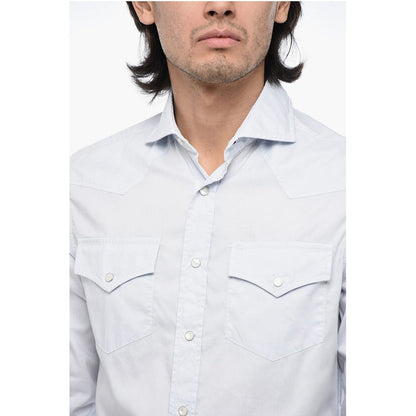Brunello Cucinelli Leisure-fit Shirt with Jewel Buttons