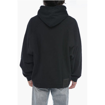 Raf Simons Oversize Fit Hoodie With Logo Patch