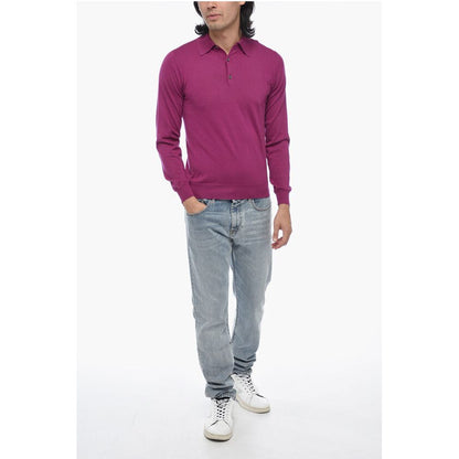 Corneliani Cashmere Blend Long Sleeved Polo