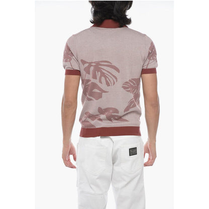 Corneliani Striped Short Sleeved Polo