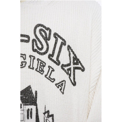 Maison Margiela MM6 Cotton Knit Printed Hoodie