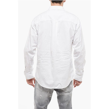 Dsquared² Dropped Shoulder Shirt with Contrasting Logo