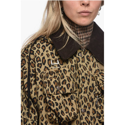 R13 Utility Jacket with Animalier Pattern