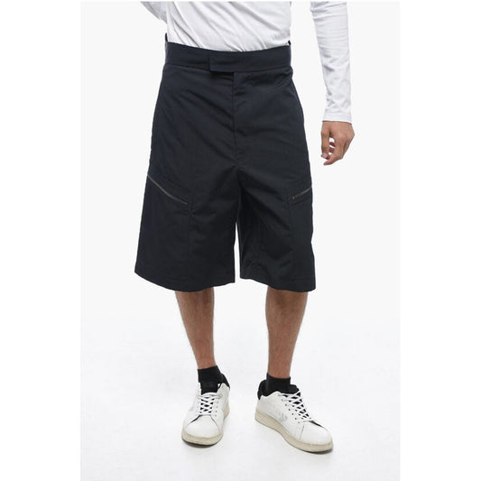 Bottega Veneta Nylon Cargo Shorts with Hidden Fastening