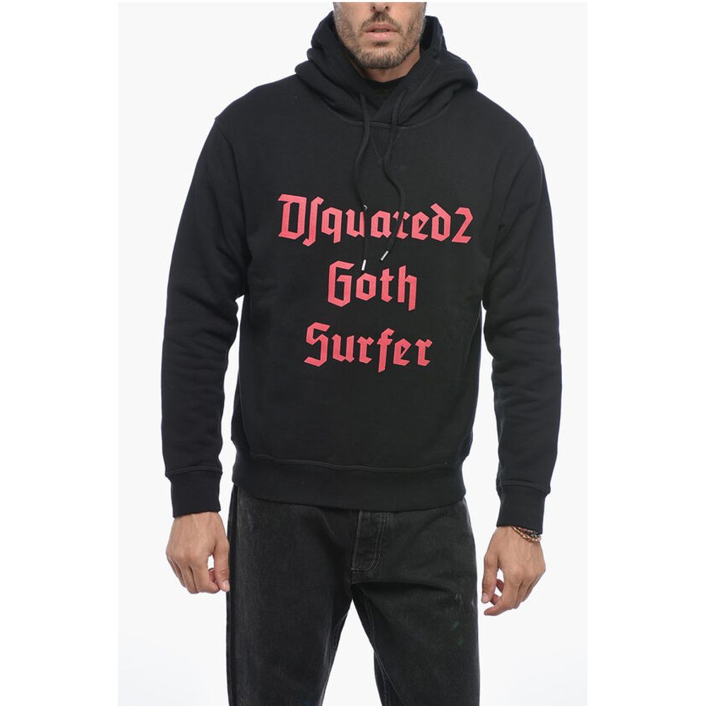 Dsquared² Fleeced Cotton GOTHSURFER Hoodie