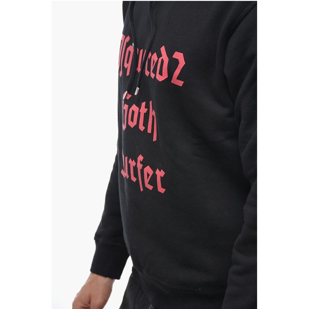 Dsquared² Fleeced Cotton GOTHSURFER Hoodie