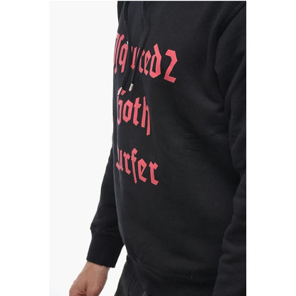 Dsquared² Fleeced Cotton GOTHSURFER Hoodie