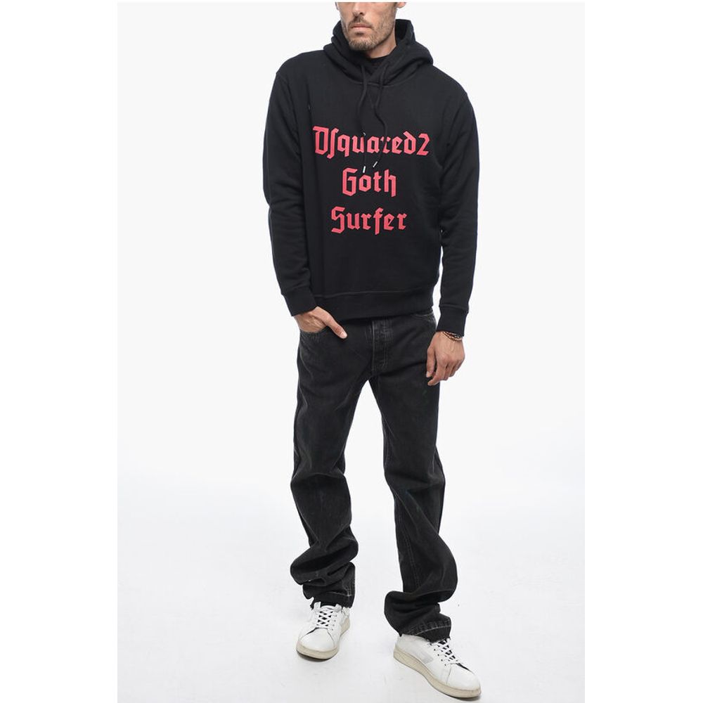 Dsquared² Fleeced Cotton GOTHSURFER Hoodie