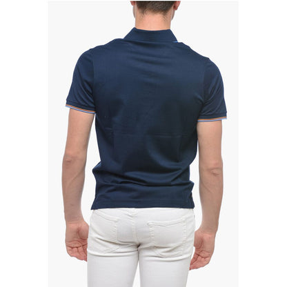 Paul & Shark Cotton Polo Shirt with Colored Buttons