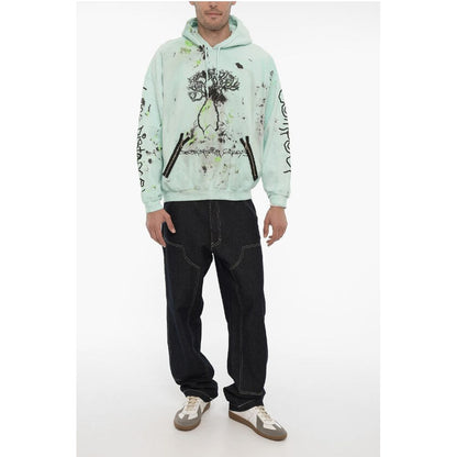 Westfall Printed Fleeced Cotton Hoodie