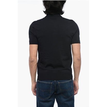 Neil Barrett Solid Color Slim Fit Polo Shirt