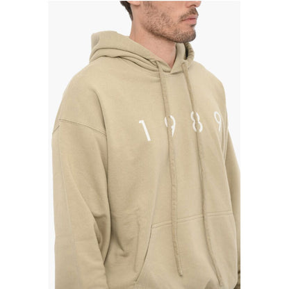 1989 Studio Brushed Cotton Hoodie with Contrasting Logo