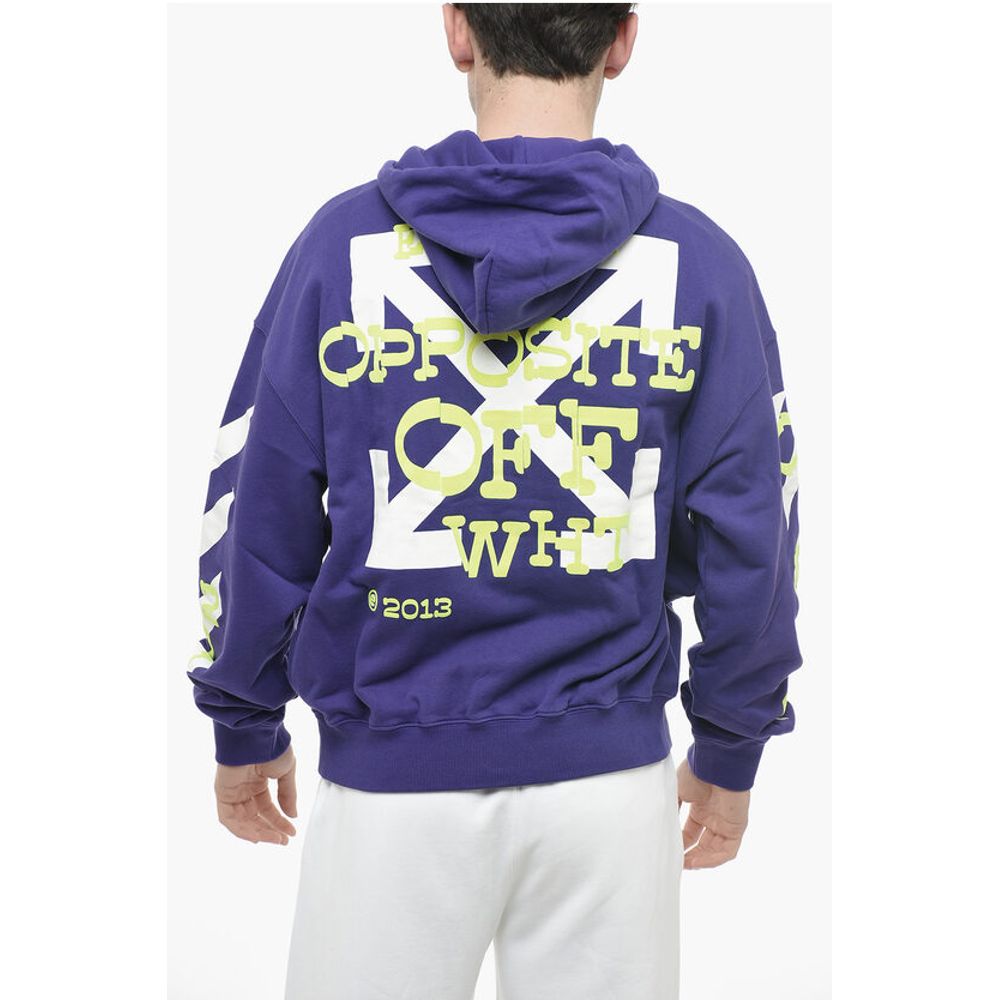Off-White SEASONAL Boxy Sweatshirt OPPOSITE ARROW with Hood