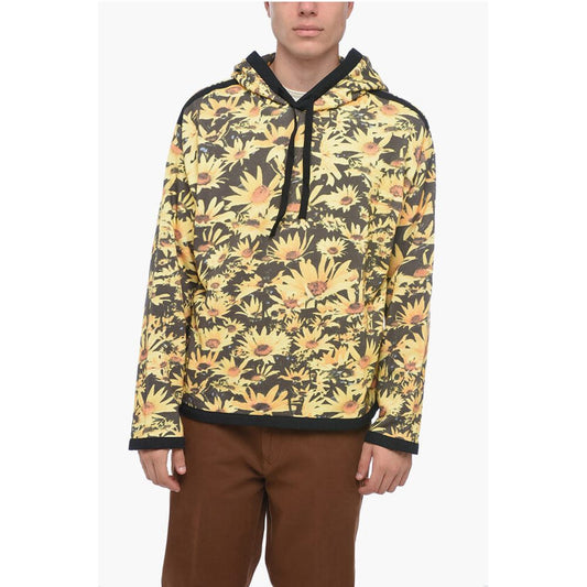 Jil Sander Brushed Cotton FLOWER FIELD Hoodie