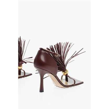 Bottega Veneta Decorative Tassel LUNGE Nappa Sandals 9cm