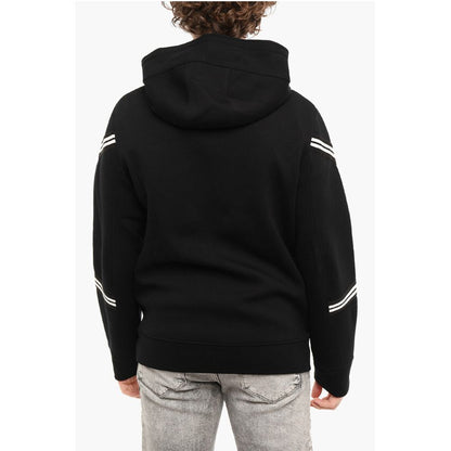 Neil Barrett Neoprene Slim Fit Sweatshirt with Zip Closure