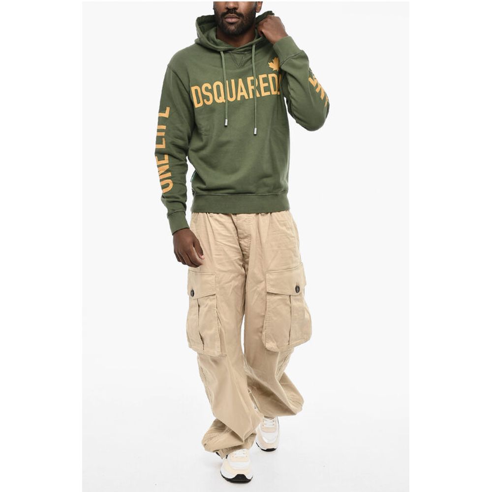 Dsquared² ONE LIFE ONE PLANET Hoodie COOL FIT Sweatshirt with Logo Let