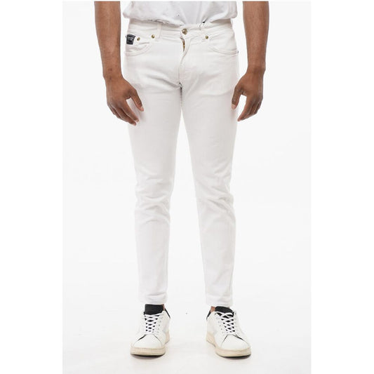 Versace JEANS COUTURE Skinny Fit Denims with Belt Loops 14cm
