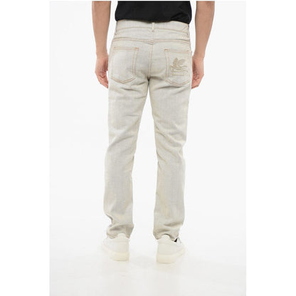 Etro Skinny Fit Denims with Logoed Back Pocket 18cm