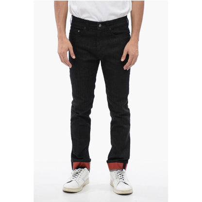 Neil Barrett Skinny Fit Denims with Coated Cotton Cuffs 15cm