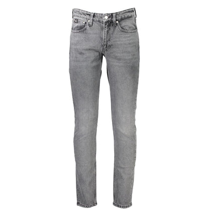 Calvin Klein Brown Cotton Men Jeans