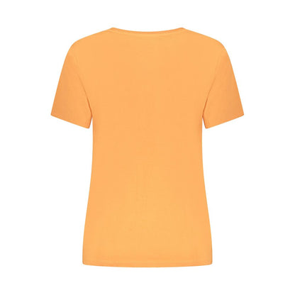 Pepe Jeans Orange Cotton Tops & T-Shirt