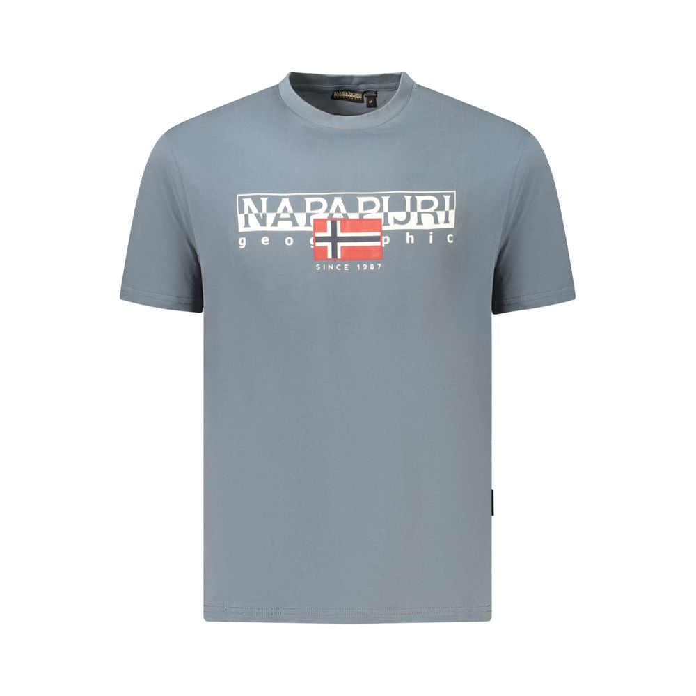 Napapijri Brown Cotton Men T-Shirt