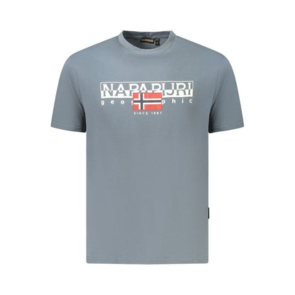 Napapijri Brown Cotton Men T-Shirt