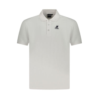 U.S. Grand Polo White Cotton Men Polo Shirt