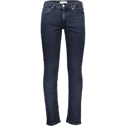 Calvin Klein Blue Cotton Jeans & Pant