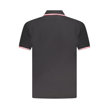U.S. Grand Polo Black Cotton Men Polo Shirt
