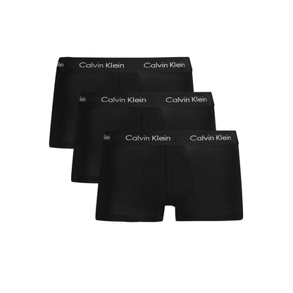 Calvin Klein Black Cotton Men Boxer