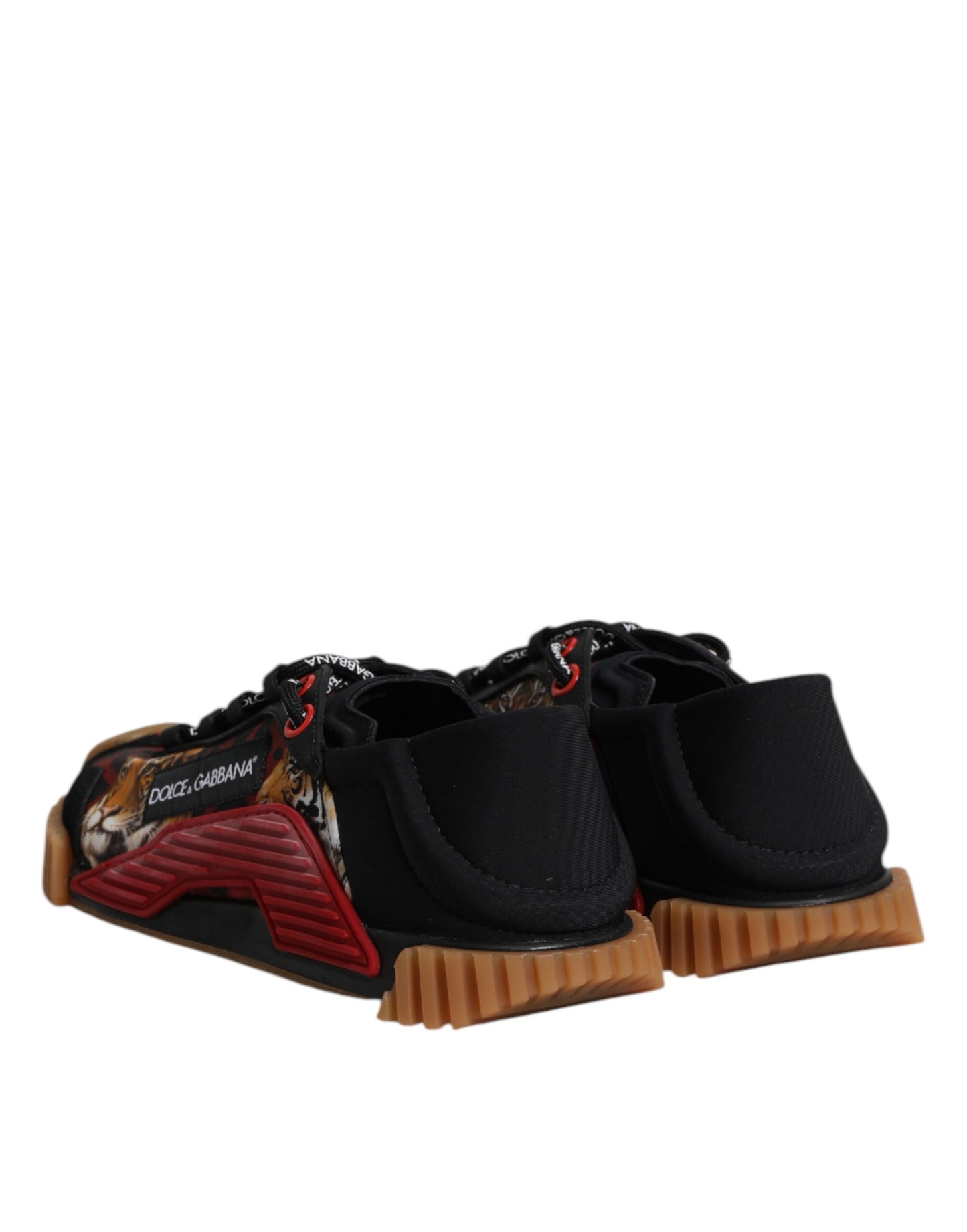 Dolce & Gabbana Black Logo Low Top NS1 Men Sneakers Shoes