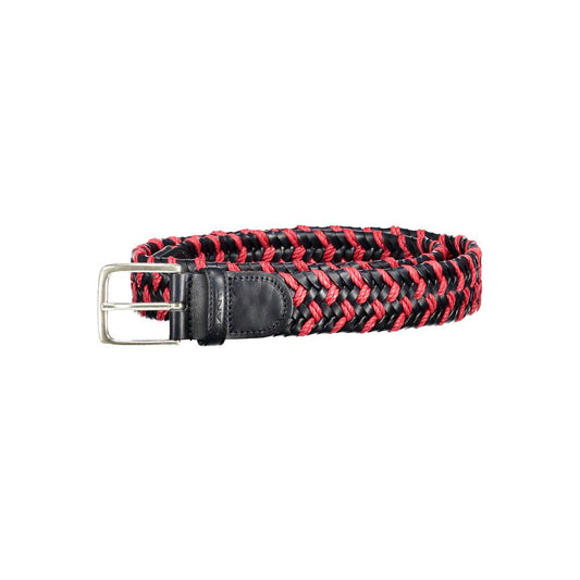Cintura da uomo in pelle rossa Gant