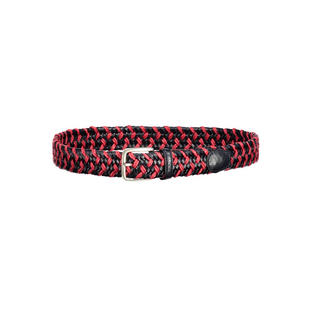 Cintura da uomo in pelle rossa Gant