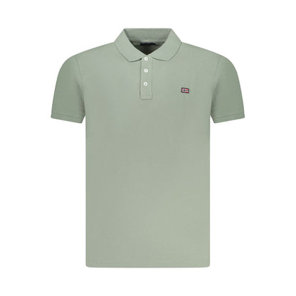Norway 1963 Green Cotton Men Polo Shirt
