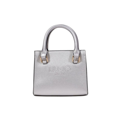 Liu Jo Silver Polyethylene Handbag
