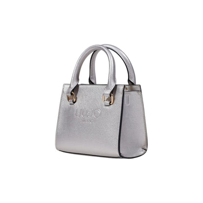 Liu Jo Silver Polyethylene Handbag