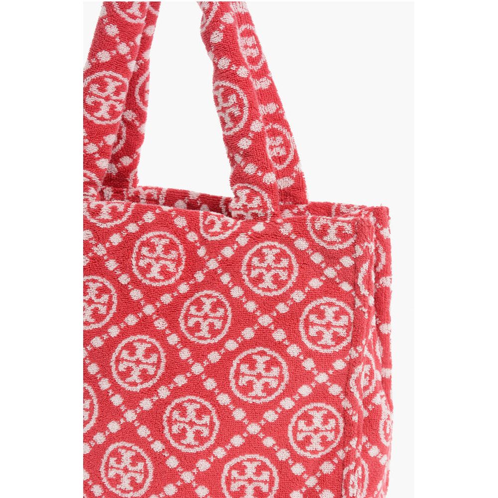 Tory Burch Monogram Terry Tote Bag