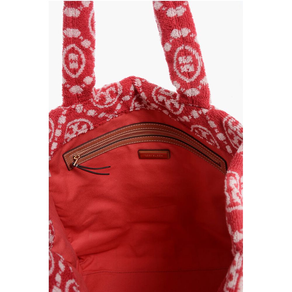 Tory Burch Monogram Terry Tote Bag