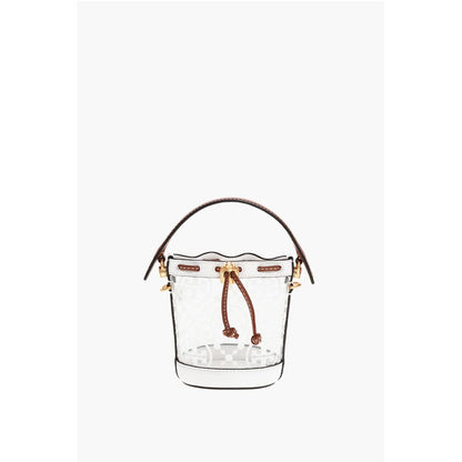 Tory Burch PVC MONOGRAM CLEAR Mini Bucket Bag
