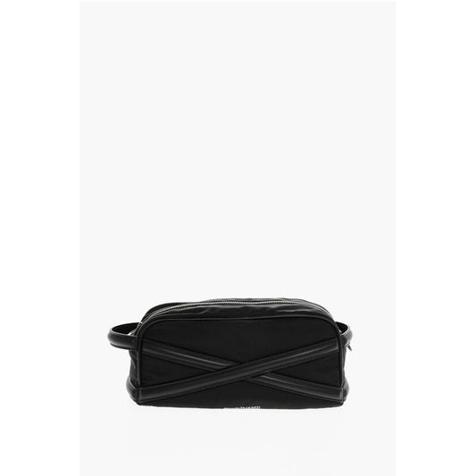 Alexander McQueen Nylon Beauty Case with Leather Details