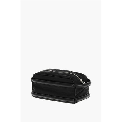 Alexander McQueen Nylon Beauty Case with Leather Details