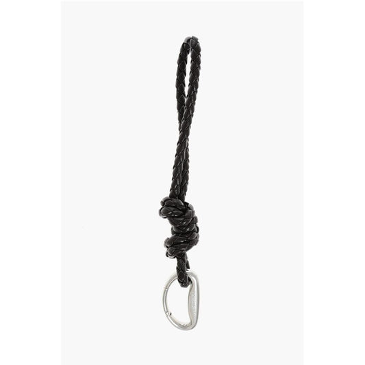 Bottega Veneta Woven Leather LOOP Keyring