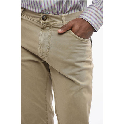 Corneliani ID LUXURY Straight Fit Denims with Embroidered Logo