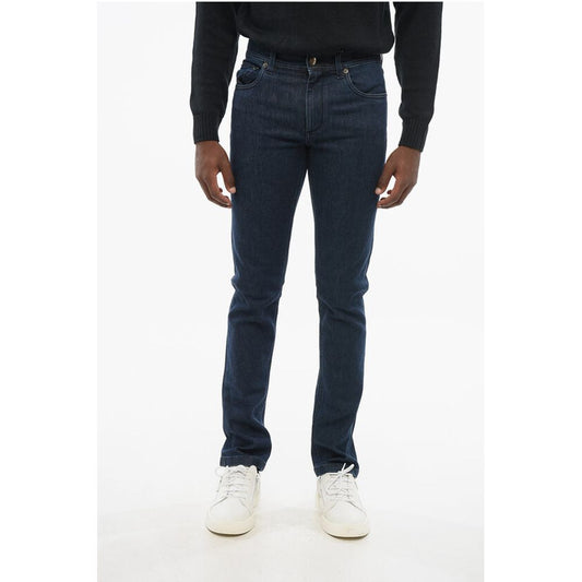 Corneliani ID Dark Washed Slim Fit Denims 16cm