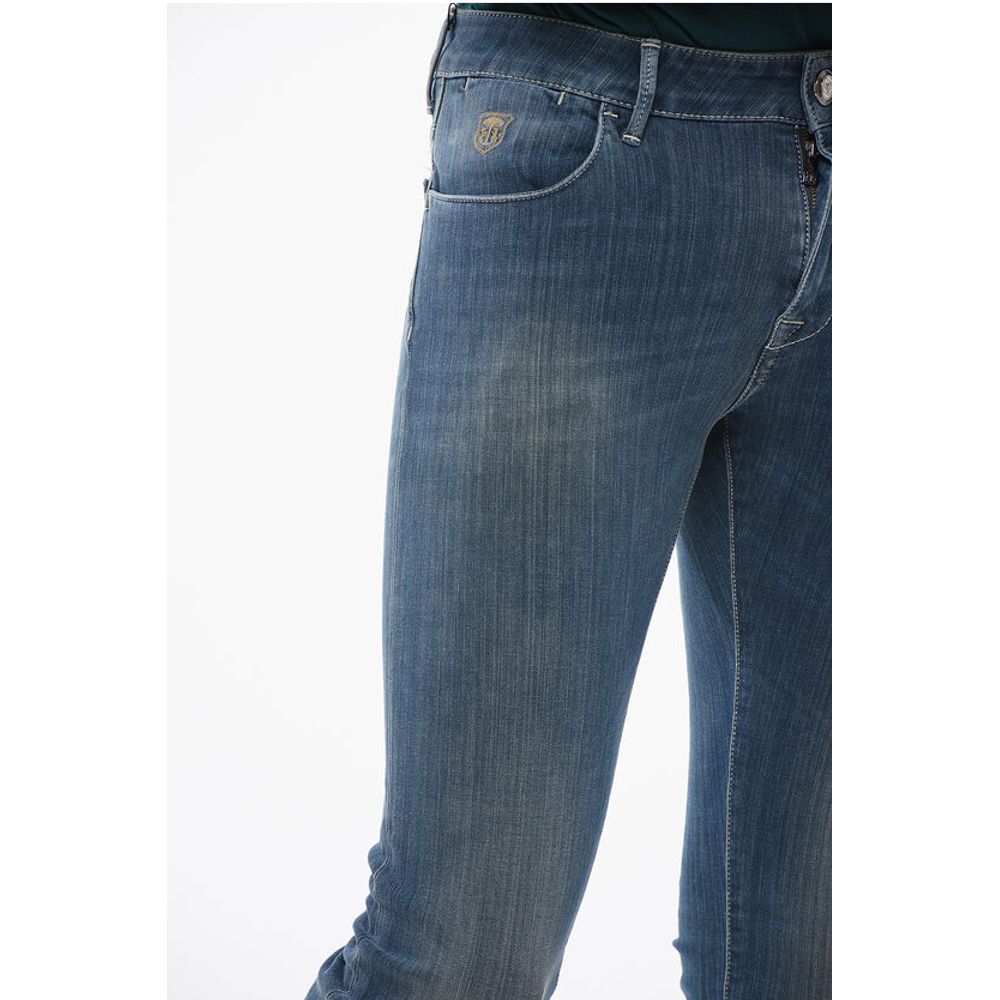 Corneliani ID Stretch Cotton Slim Fit Denims 16cm